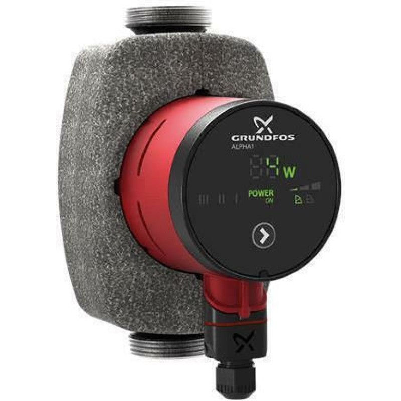 Grundfos Alpha1 Electronic 25/8 Circulator Pump Hot Water Recirculation 180mm