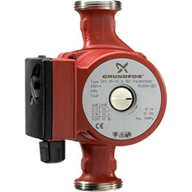 Grundfos UPS N 25/4 Circulator Pump Hot Water Recirculation 180mm