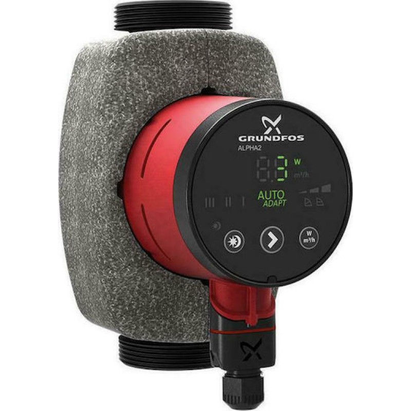 Grundfos Alpha2 Electronic 32/8 Circulator Pump Heating 180mm Grundfos Alpha2 Electronic 32/8 Circulator Pump Heating 180mm